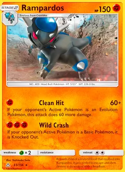 Rampardos, Ultra Prism No. 65 Normal