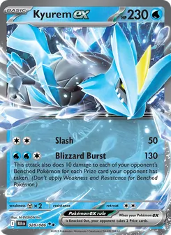 Kyurem ex, Black Bolt No. 028 Holo