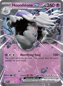 Houndstone ex, SVP Black Star Promos No. 162 Holo