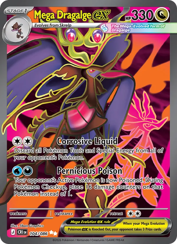 Mega Dragalge ex, Chaos Rising No. 104