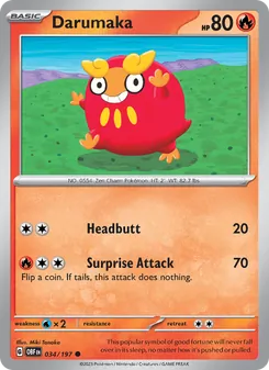 Darumaka, Obsidian Flames Nº 034 Normal