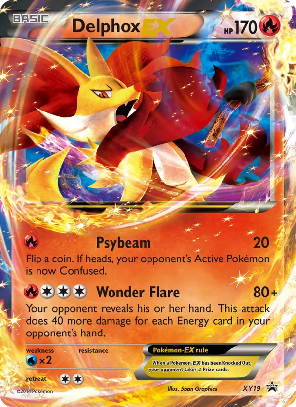 Delphox EX, XY Black Star Promos Nº XY19