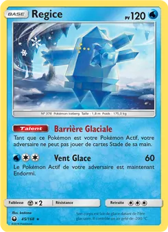 Regice, Tempête Céleste Nº 45 Normal