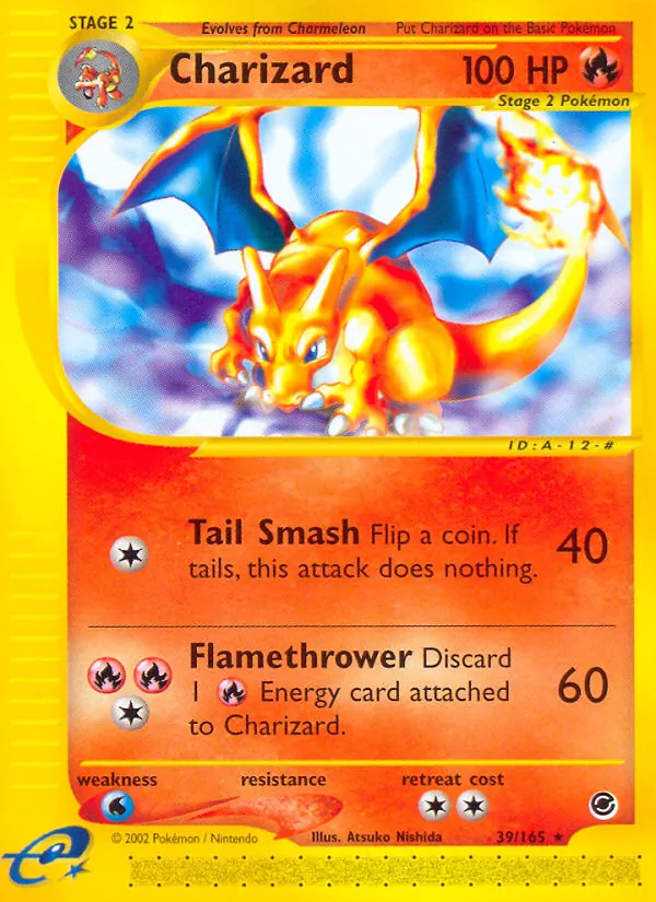 Charizard, Expedition Base Set No. 39