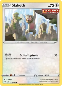 Slakoth, Evoluzioni Eteree No. 129 Normal
