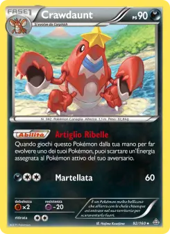 Crawdaunt, Scontro Primordiale No. 92 Normal