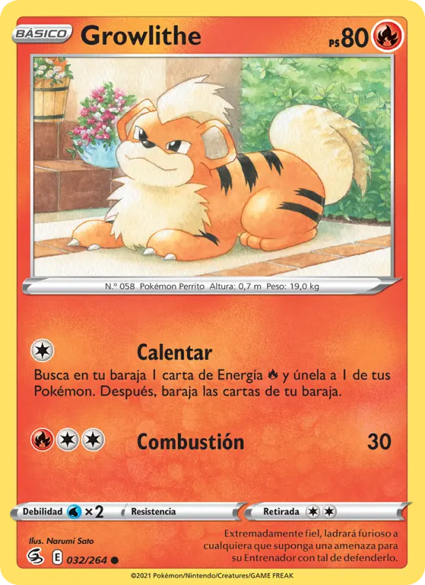 Growlithe, Golpe Fusión No. 32