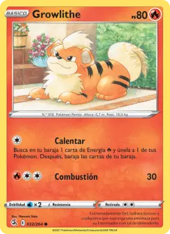 Growlithe, Golpe Fusión No. 32 Normal