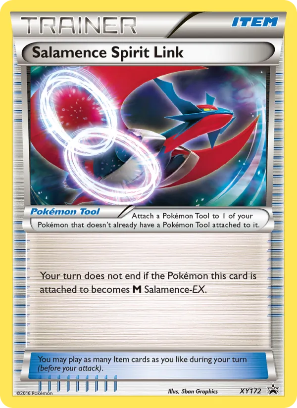 Salamence Spirit Link, XY Black Star Promos No. XY172