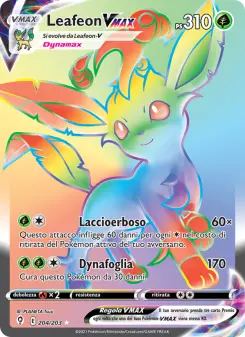 Leafeon VMAX, Evoluzioni Eteree No. 204 Holo