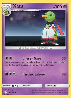 Xatu, Lost Thunder No. 88 Normal