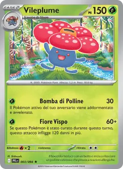 Vileplume, Flamme Spettrali No. 003 Reverse
