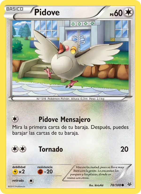 Pidove, Cielos Rugientes Nº 78