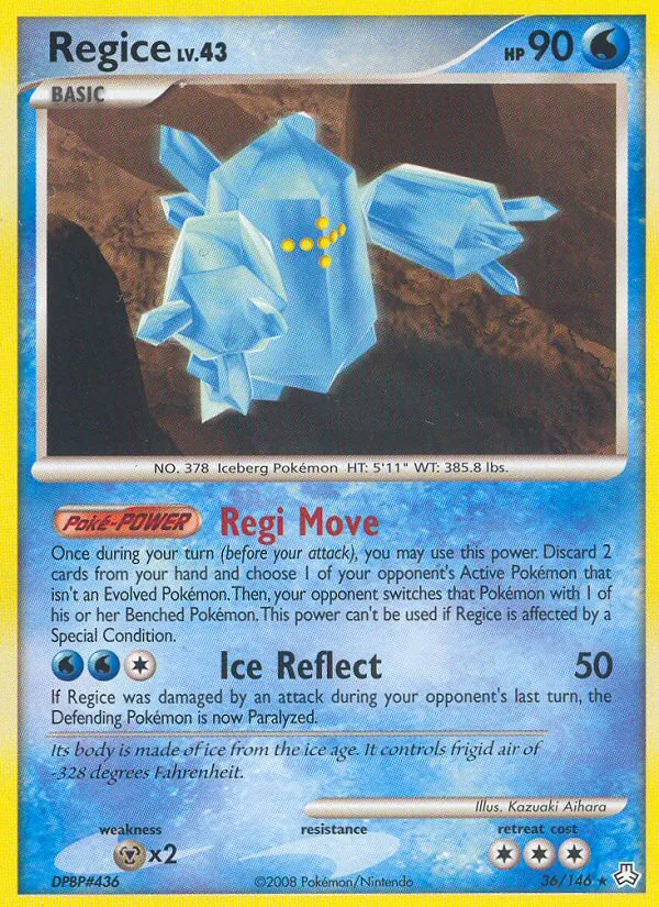 Regice, Legends Awakened No. 36