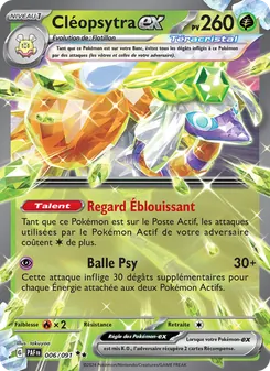 Cléopsytra-ex, Destinées de Paldea No. 006 Holo