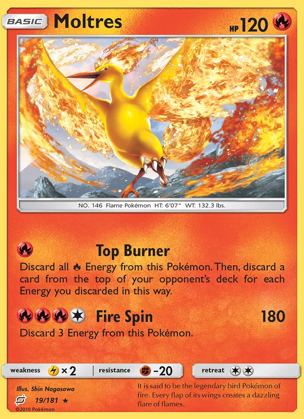 Moltres, Team Up No. 19