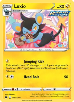 Luxio, Crown Zenith No. 041 Normal