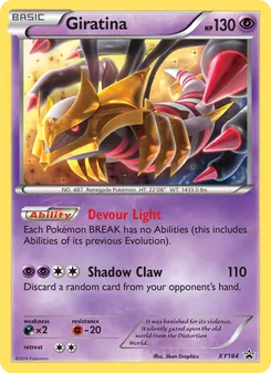 Giratina, XY Black Star Promos Nº XY184 Normal