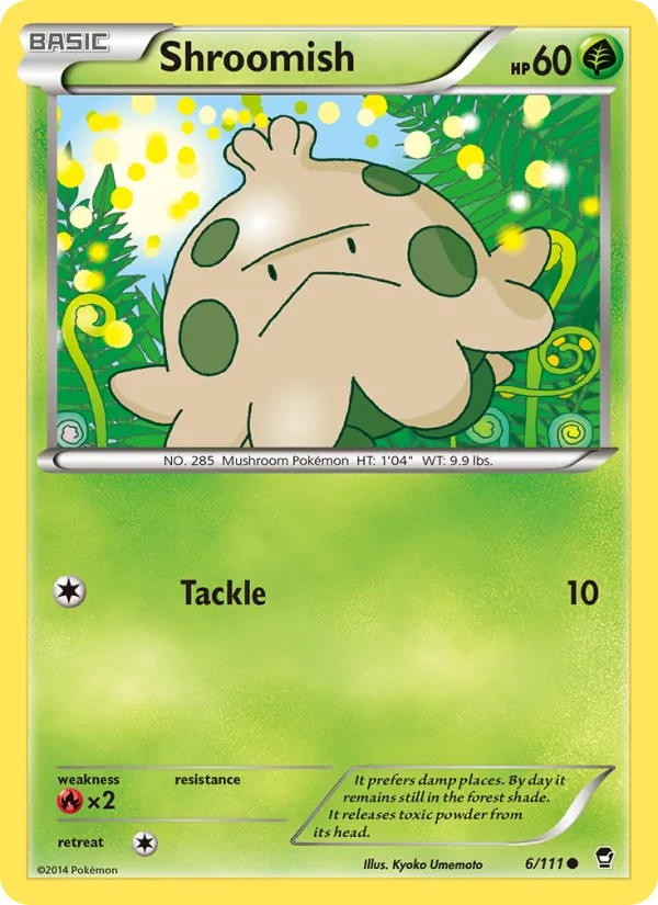 Shroomish, Furious Fists No. 6