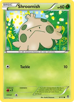Shroomish, Furious Fists No. 6
