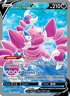 Drapion V, Lost Origin No. 182 Holo