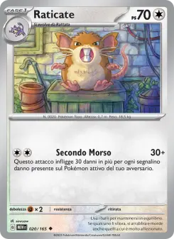 Raticate, 151 Nº 020 Normal