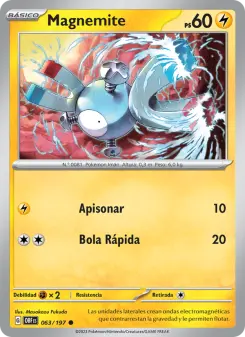 Magnemite, Llamas Obsidianas No. 063 Normal