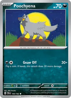 Poochyena, Temporal Forces No. 105 Normal