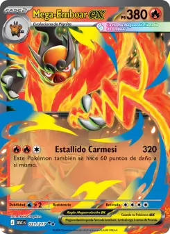 Mega-Emboar ex, Héroes Ascendentes No. 031 Holo
