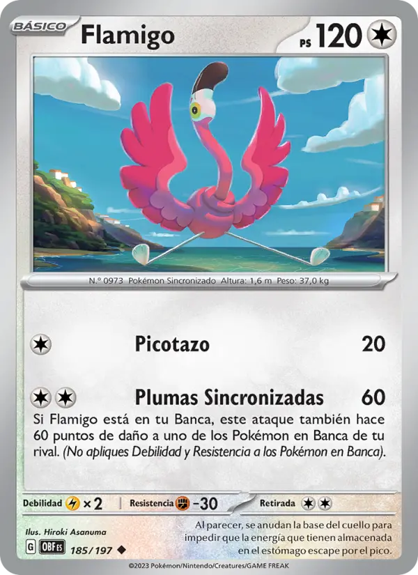 Flamigo, Llamas Obsidianas No. 185