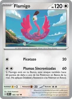Flamigo, Llamas Obsidianas Nº 185 Normal