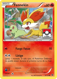 Fennekin, Destinos Enfrentados No. 10 Normal