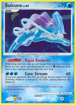 Suicune, Secret Wonders No. 19 Holo