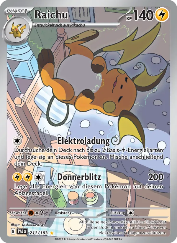 Raichu, Entwicklungen in Paldea No. 211