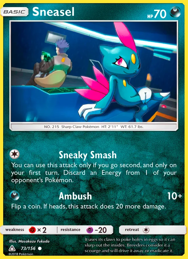 Sneasel, Ultra Prism Nº 73