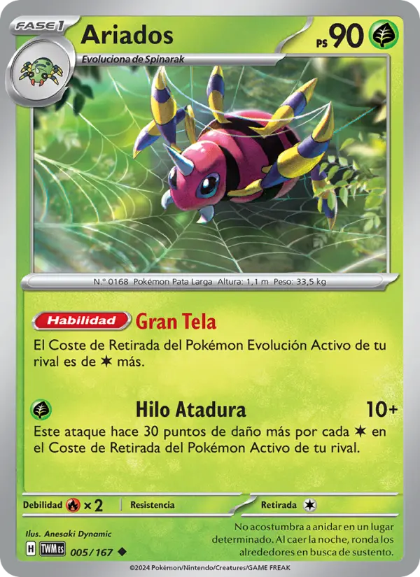 Ariados, Mascarada Crepuscular Nº 005