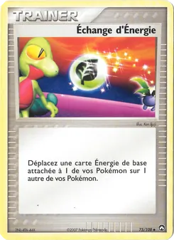 Échange d'Énergie, EX Gardiens du Pouvoir Nº 75 Normal