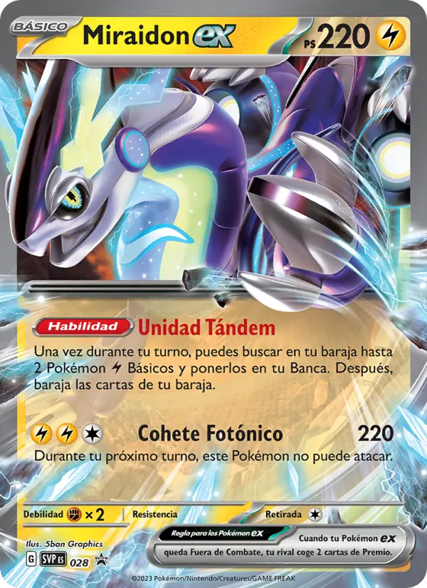 Miraidon ex, SVP Black Star Promos No. 028