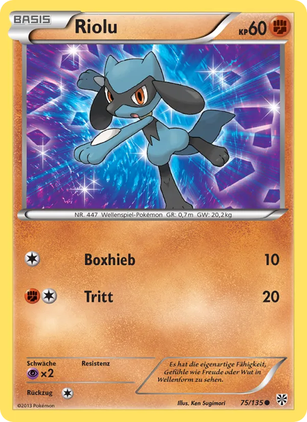 Riolu, Plasma-Sturm No. 75