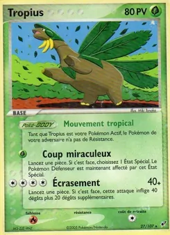 Tropius, EX Deoxys No. 27 Normal