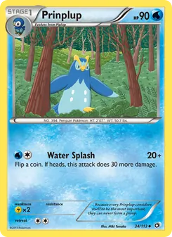 Prinplup, Legendary Treasures Nº 34 Normal