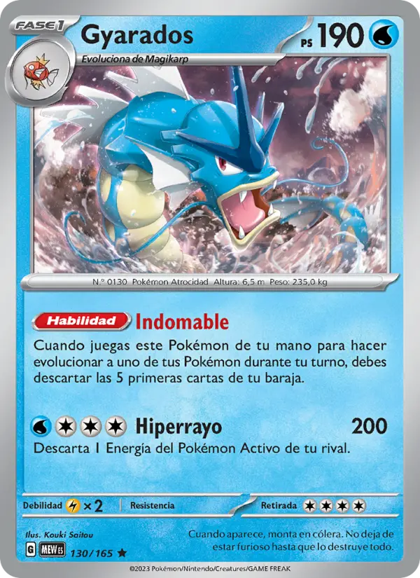 Gyarados, 151 Nº 130