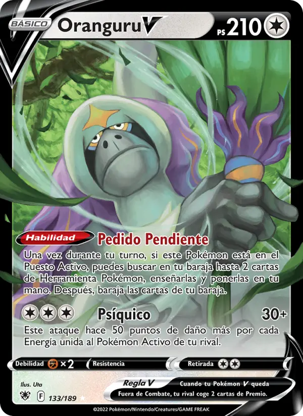 Oranguru V, Resplandor Astral Nº 133