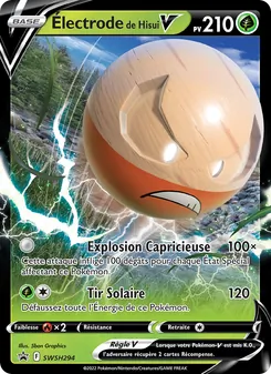 Électrode de Hisui V, Promo SWSH No. SWSH294 Normal