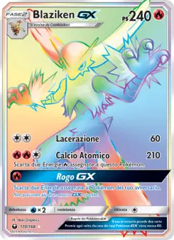 Blaziken GX, Tempesta Astrale Nº 170 Normal