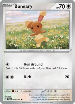 Buneary, Phantasmal Flames Nº 083 Normal