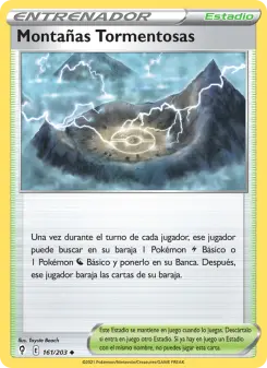 Montañas Tormentosas, Cielos Evolutivos Nº 161 Normal