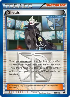 Ghetsis, Plasma Freeze No. 101 Normal
