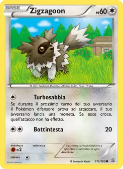 Zigzagoon, Scontro Primordiale No. 111 Normal