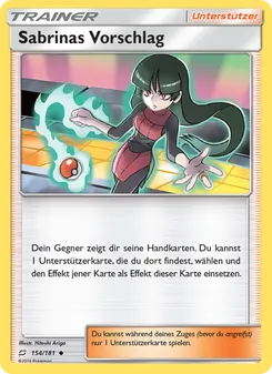 Sabrinas Vorschlag, Teams Sind Trumpf Nº 154 Normal
